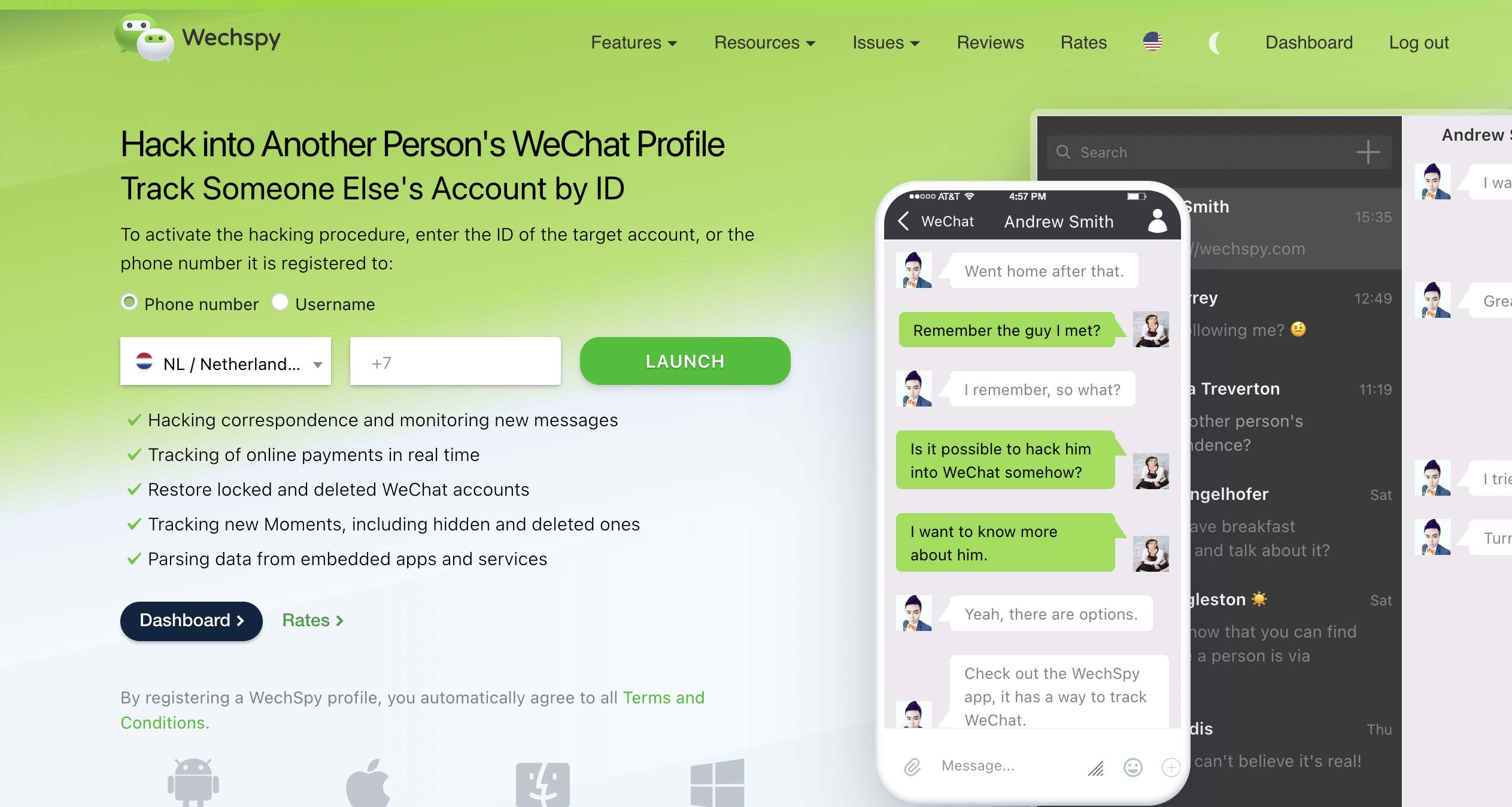 WechSpy vi aiuterà a leggere la corrispondenza di un coniuge in WeChat